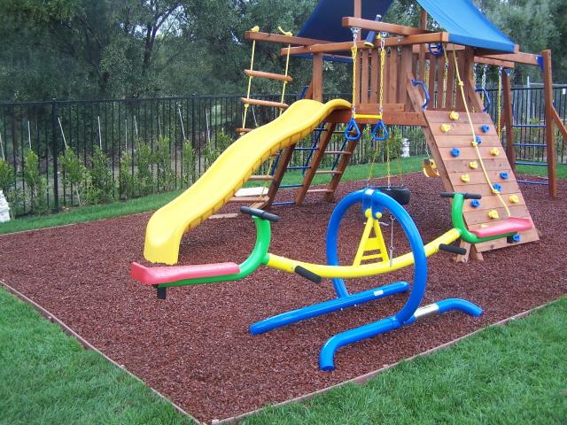 5 Things to Put Under Your Playset to Save Your Child From ...